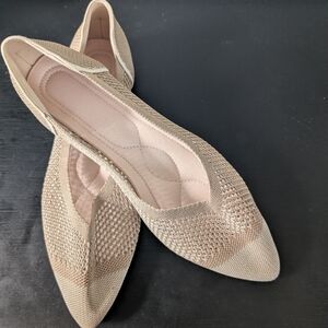 Elegant Beige Women's Flats